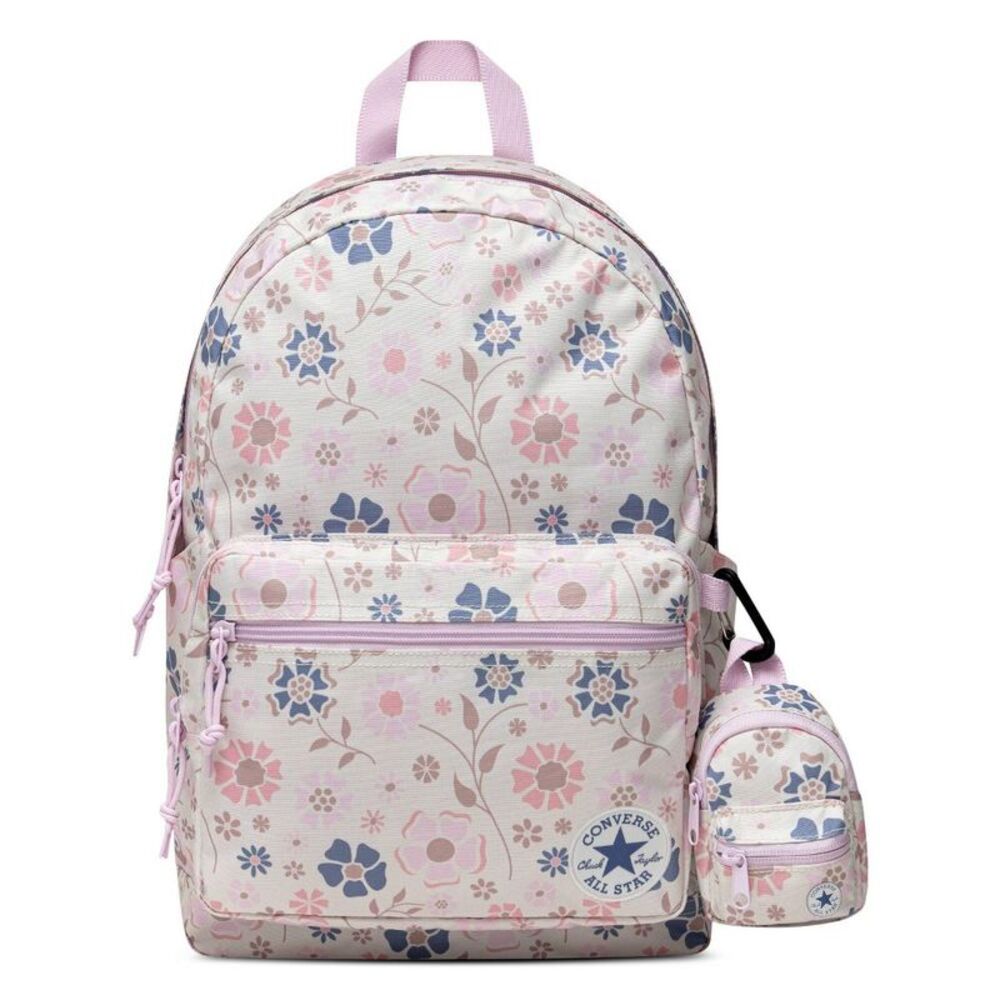 Converse 18" Go 2 Backpack - Floral : Polyester Water-Resistant Laptop Sleeve